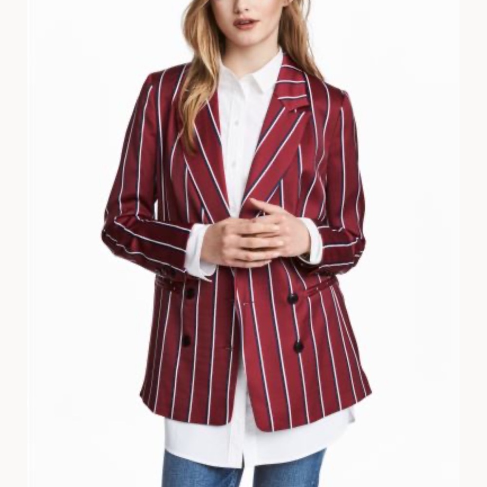 Striped Blazer